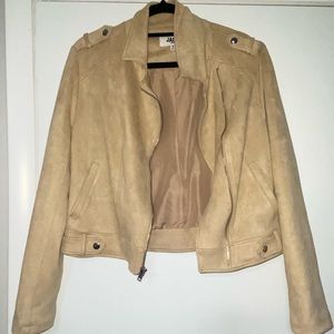 JACK by DD Dakota suede jacket tan size M